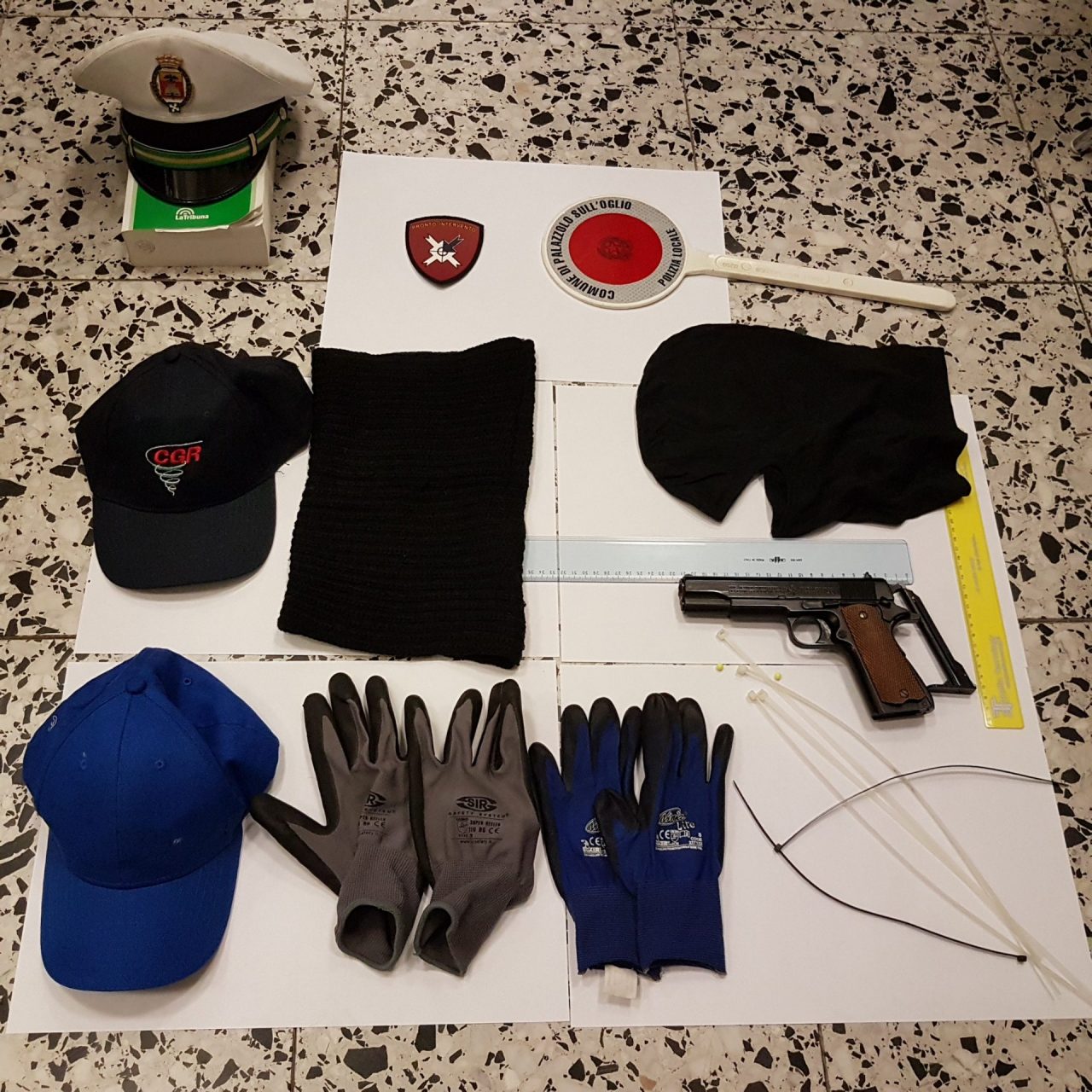 Pizzicati dalle telecamere prima del colpo