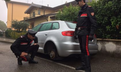 Ladri di ruote arrestati dai carabinieri