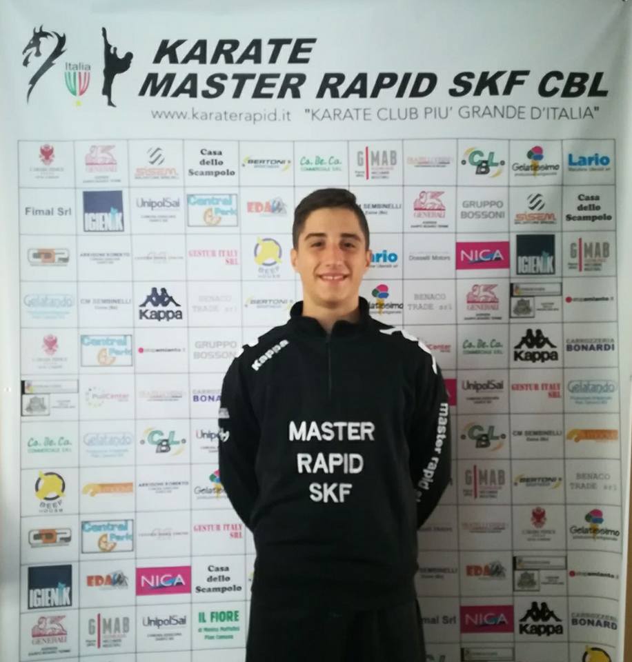 Cintura da oro per il giovane Matteo Landi