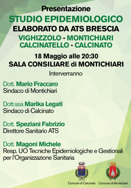 A Montichiari i risultati dello studio epidemiologico