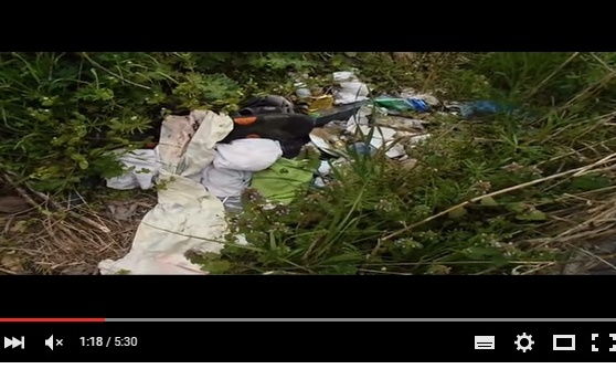 Abbandono rifiuti in località Boschetti