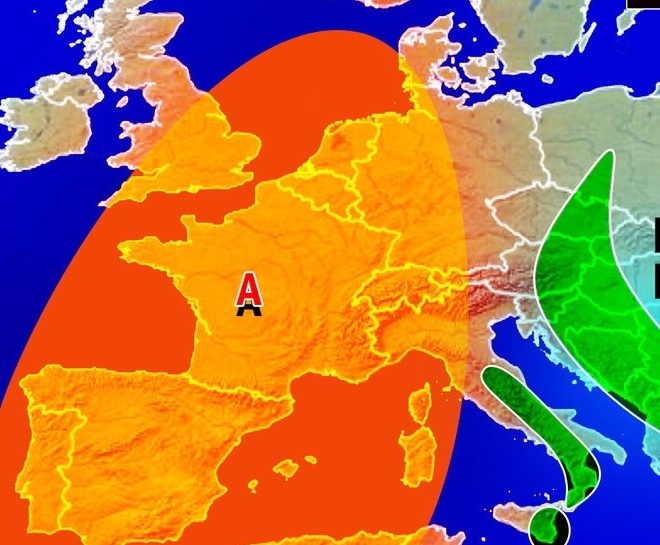 Al nord arriva l’anciciclone Hannibal