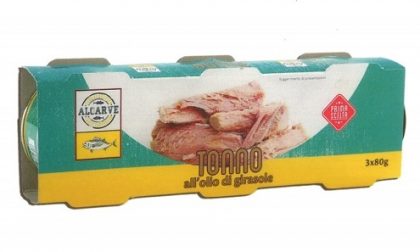 Allarme: ritirato il tonno all’olio di Girasole “Algarve”