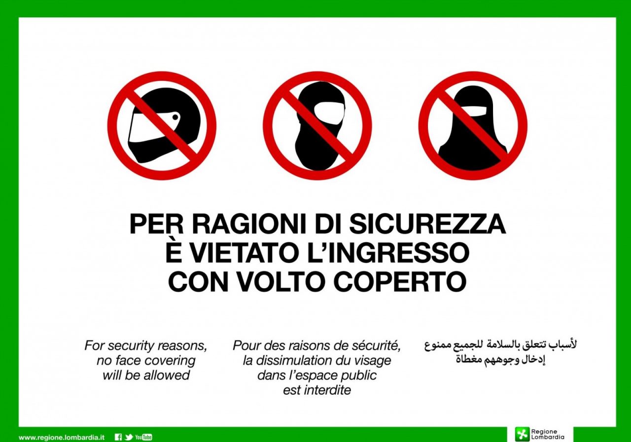 BURQA: LA LOMBARDIA CHIEDE A ROMA DI VIETARLO COME HA FATTO IL MAROCCO