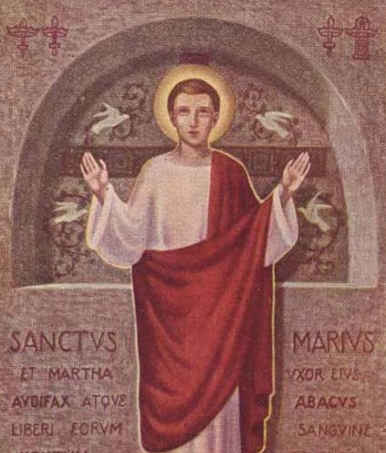 Buon Onomastico! Oggi Santi MARIO, MARTA, ABACO e AUDIFACE