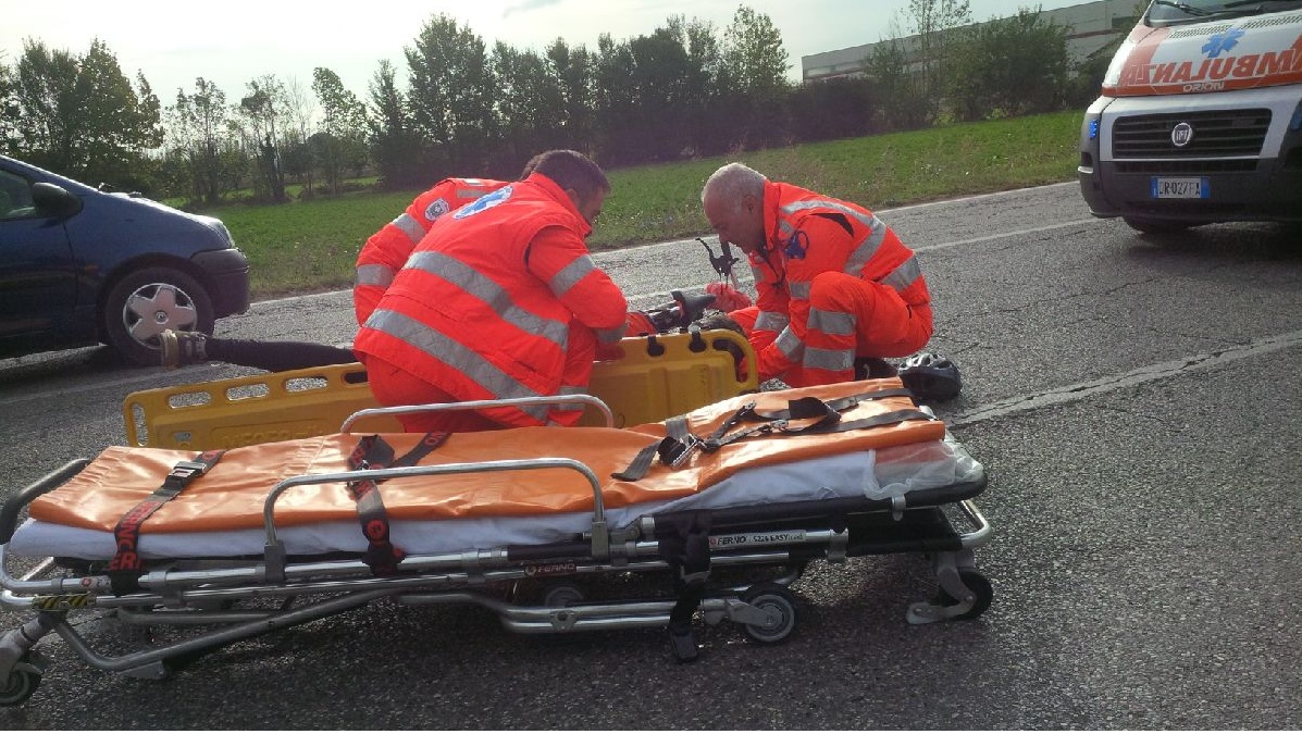Calcinato. Tragedia sfiorata per un ciclista