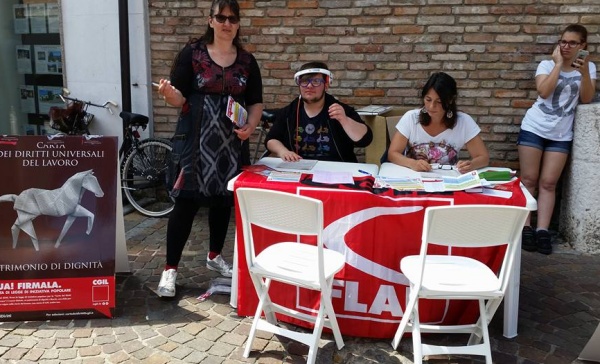 Calvisano, Cgil raccoglie firme per diritti lavoratori