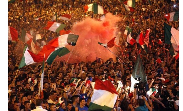 Castiglione, maxi schermo per Italia-Germania