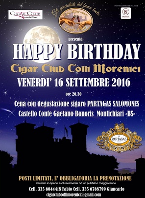 Cigar Club Colli Morenici per favorire le bellezze locali