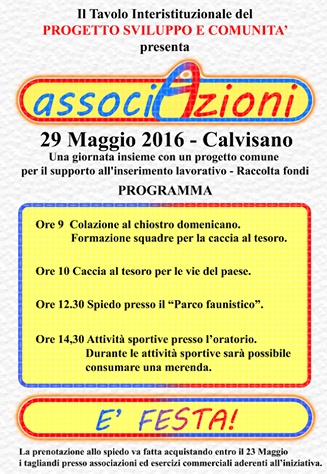 E’ tutto pronto per … “Associazioni”