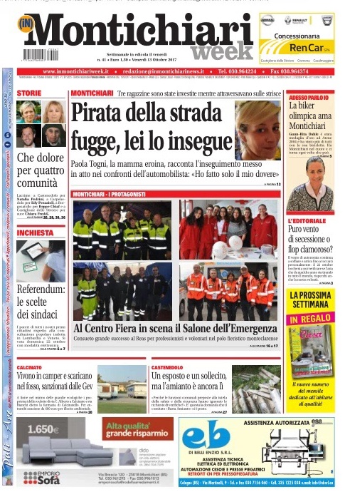 E’ venerdì: Montichiari Week è in edicola