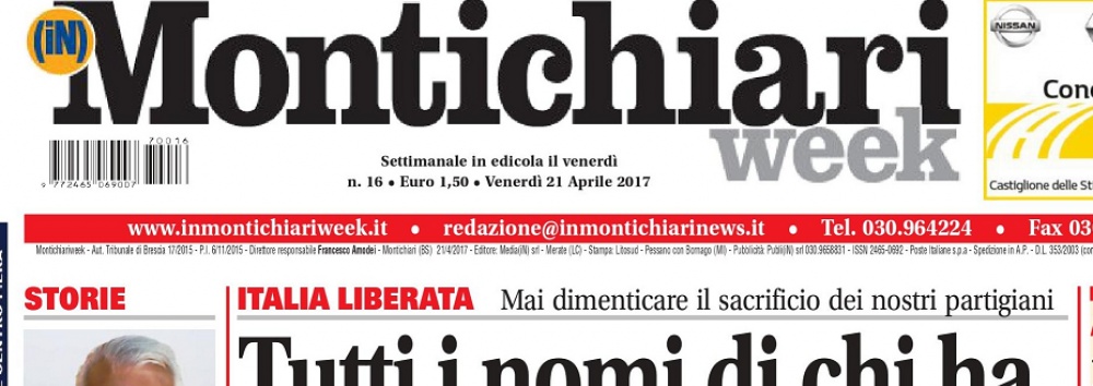 Ecco la nostra prima pagina. In edicola per una settimana
