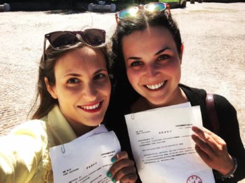 Francesca Monaca, dalla Cina con stupore