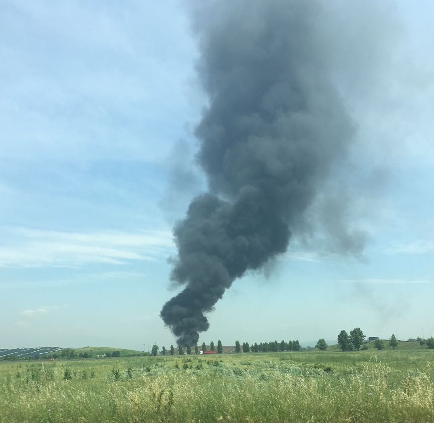 Fuoco e fiamme alla Faeco