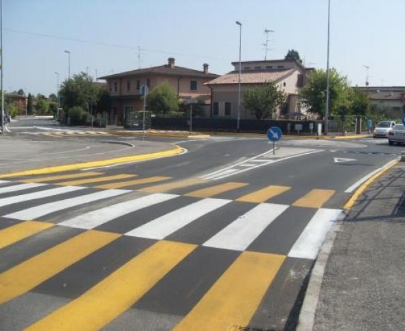 Ghedi:Terminata la realizzazione della rotatoria in via Matteotti