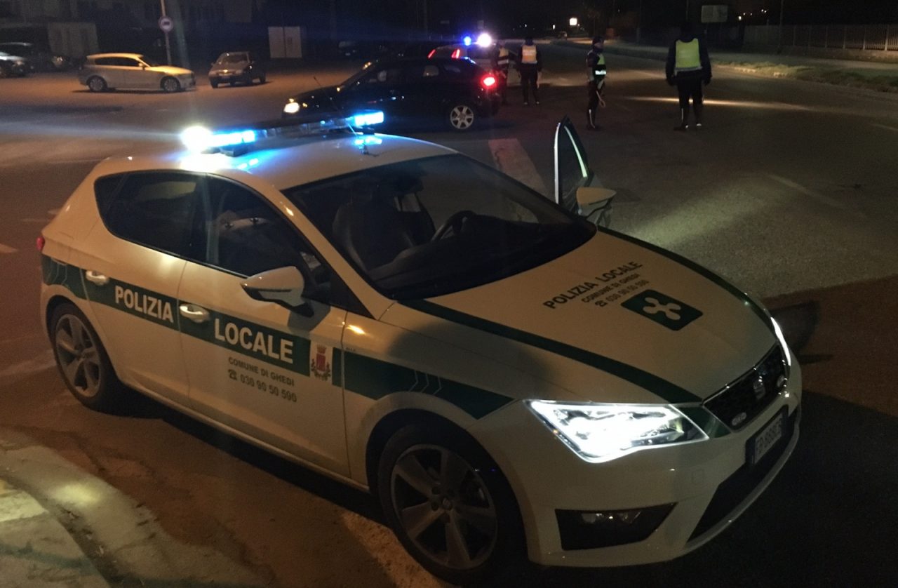 Ghedi, vigili impegnati nei “controlli antistrage”