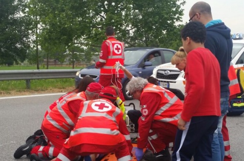 Grave il ciclista investito a Carpenedolo