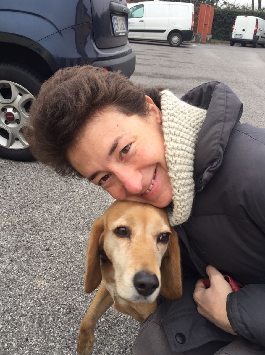 Il cagnolino Lara rirovato grazie al giornale