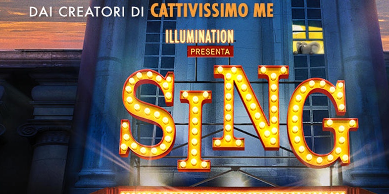 Il film da vedere in settimana: 
SING, uno spettacolo animato