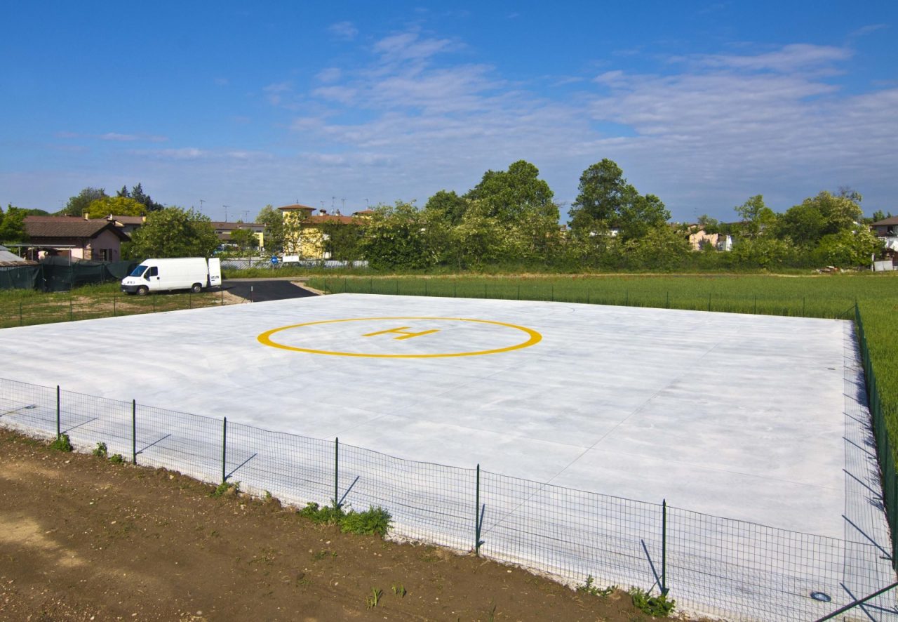 Inaugurazione della nuova pista d’atterraggio per elicotteri