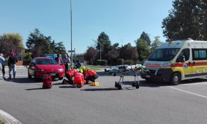 Incidente a Montichiari: coinvolto ciclista