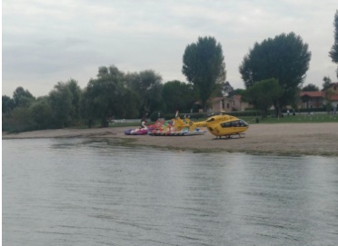 Incidente sul lago. Si è inabissato un deltaplano