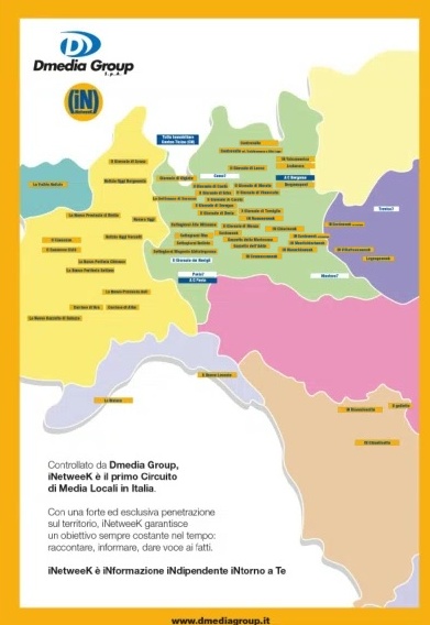 Informazione certificata e “fatta in casa” grazie ai nostri 58 giornali cartacei e altrettanti siti on line