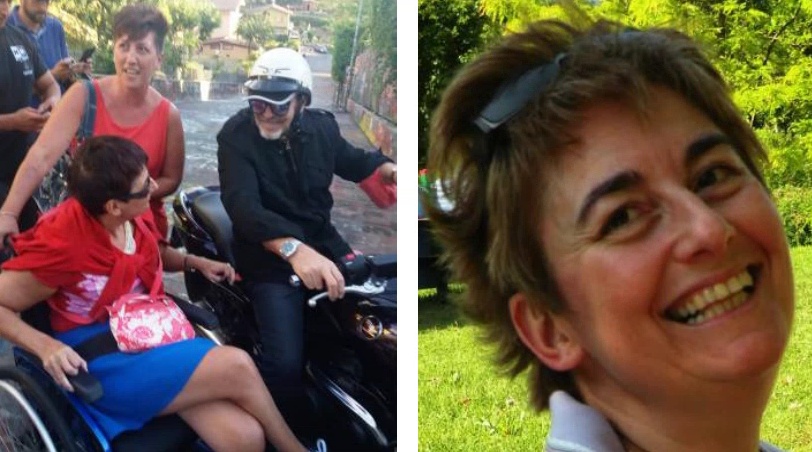 La malattia non le ha impedito di incontrare Vasco