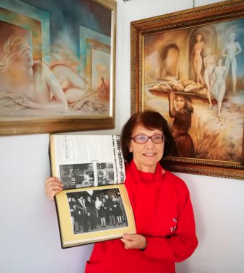 Liana con la sua arte è profeta in patria