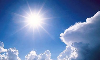 Meteo, sole e qualche pioggia nel weekend