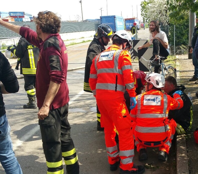 Monteclarensi in aiuto dei vigili del fuoco