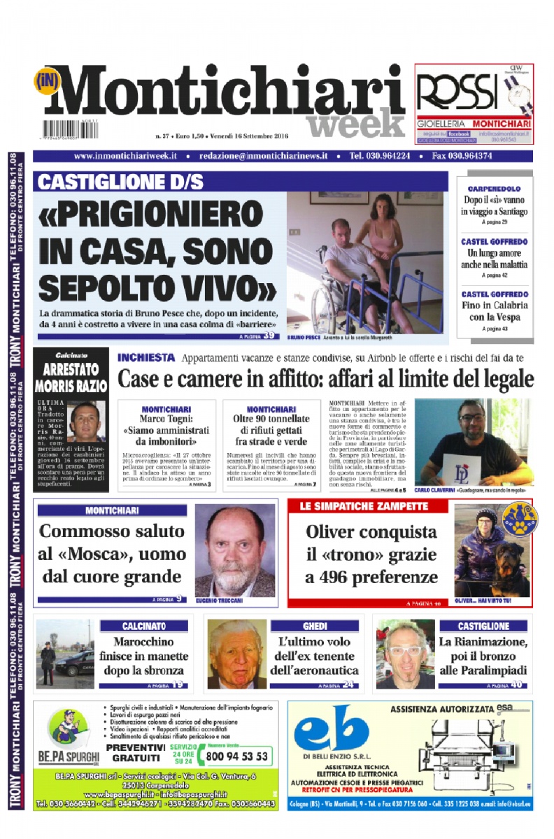 Montichiari Week, ecco la nostra prima pagina