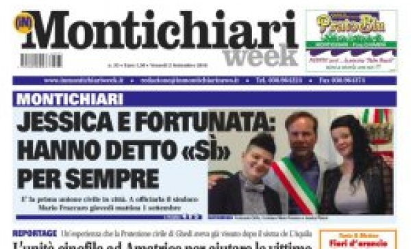 Montichiari Week, prima pagina 2 settembre