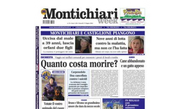 MontichiariWeek, prima pagina 17 giugno