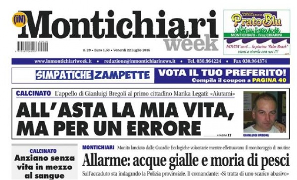 MontichiariWeek, prima pagina 22 luglio