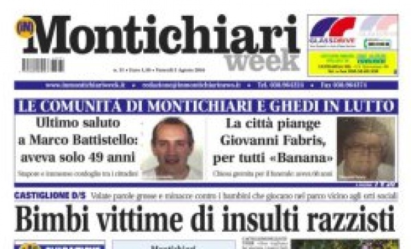 MontichiariWeek, prima pagina 5 agosto