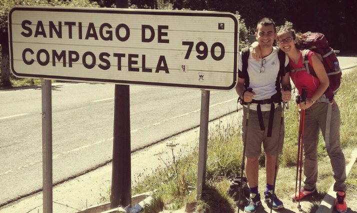 Noemi e Mattia, il loro viaggio d’amore verso Santiago