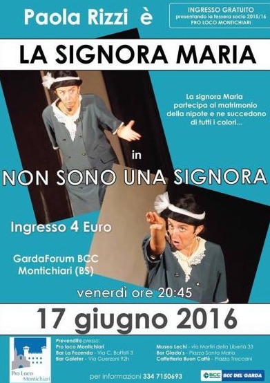 “Non sono una signora”