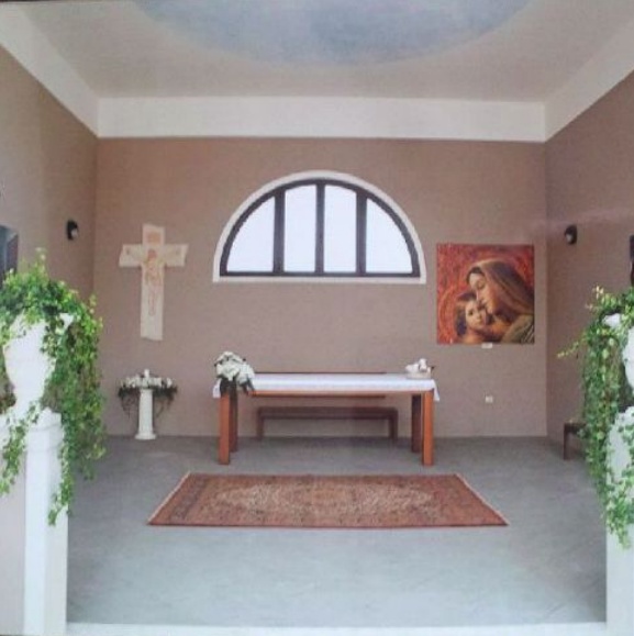 Nuova chiesetta al cimitero di Calcinato