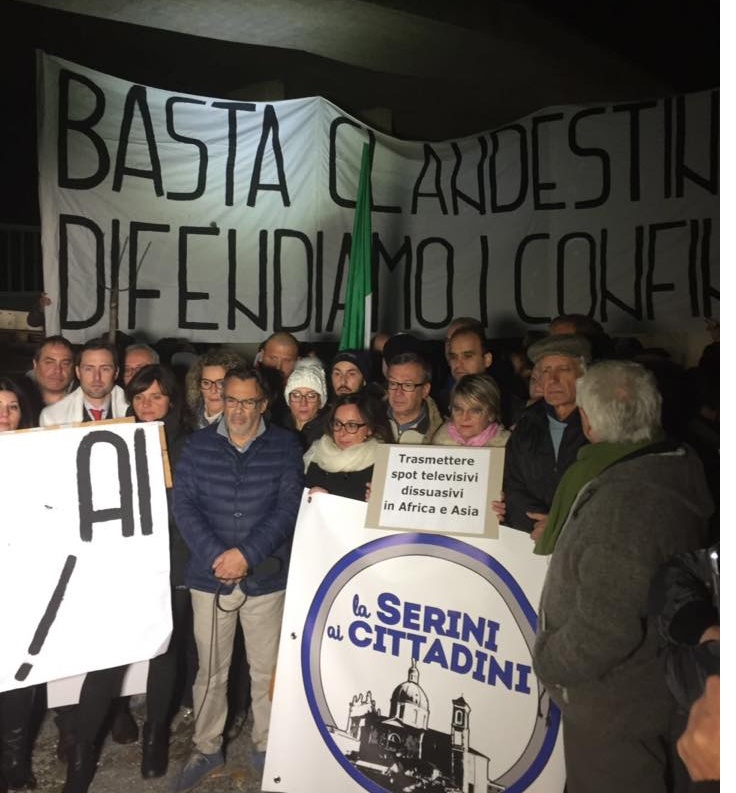 IL PRESIDIO CONTRO I MIGRANTI ALLA SERINI ANCORA IN TV