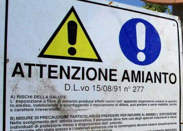 Presenza di amianto, arriva l’esposto