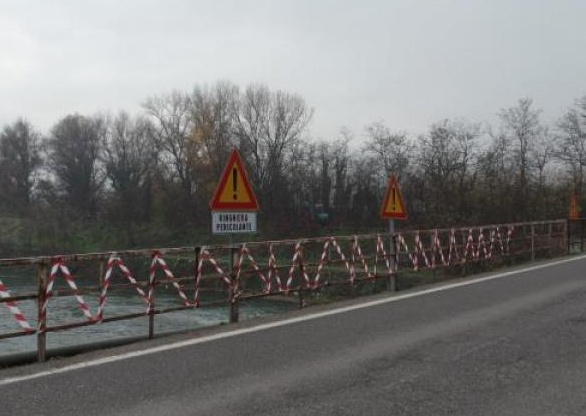 Primo intervento alla sp69 sul Chiese