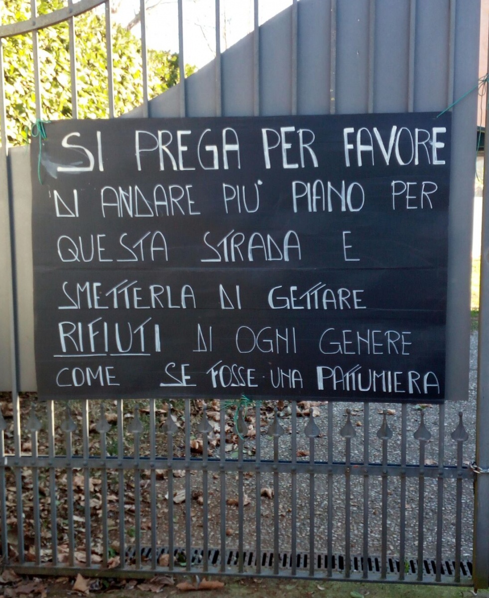 QUESTA STRADA NON E’ UNA PATTUMIERA