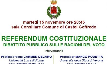 Referendum, domani un incontro a Castel Goffredo