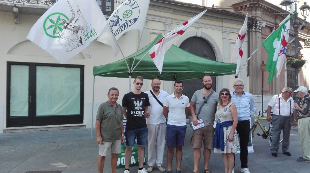 Tiraboschi, Rugna, Mazzei. Lega in piazza
