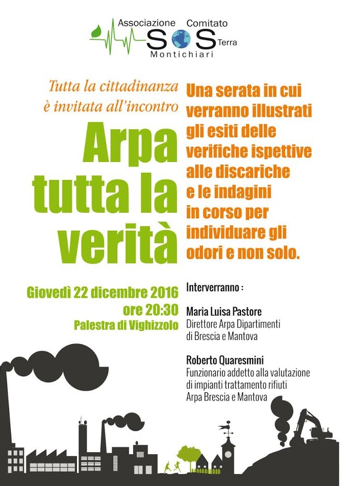 Un incontro per conoscere la verità sulle discariche