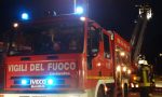 Auto a fuoco a Lumezzane, l'intervento dei Vigili del Fuoco