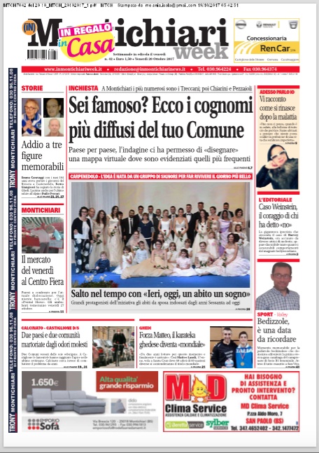 Venerdì: Montichiari Week è in edicola