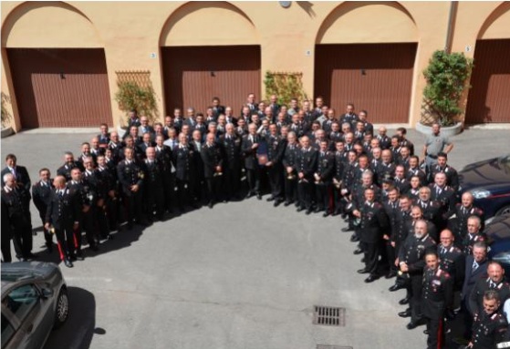 Visita nell’arma: Del Sette incontra Luzi