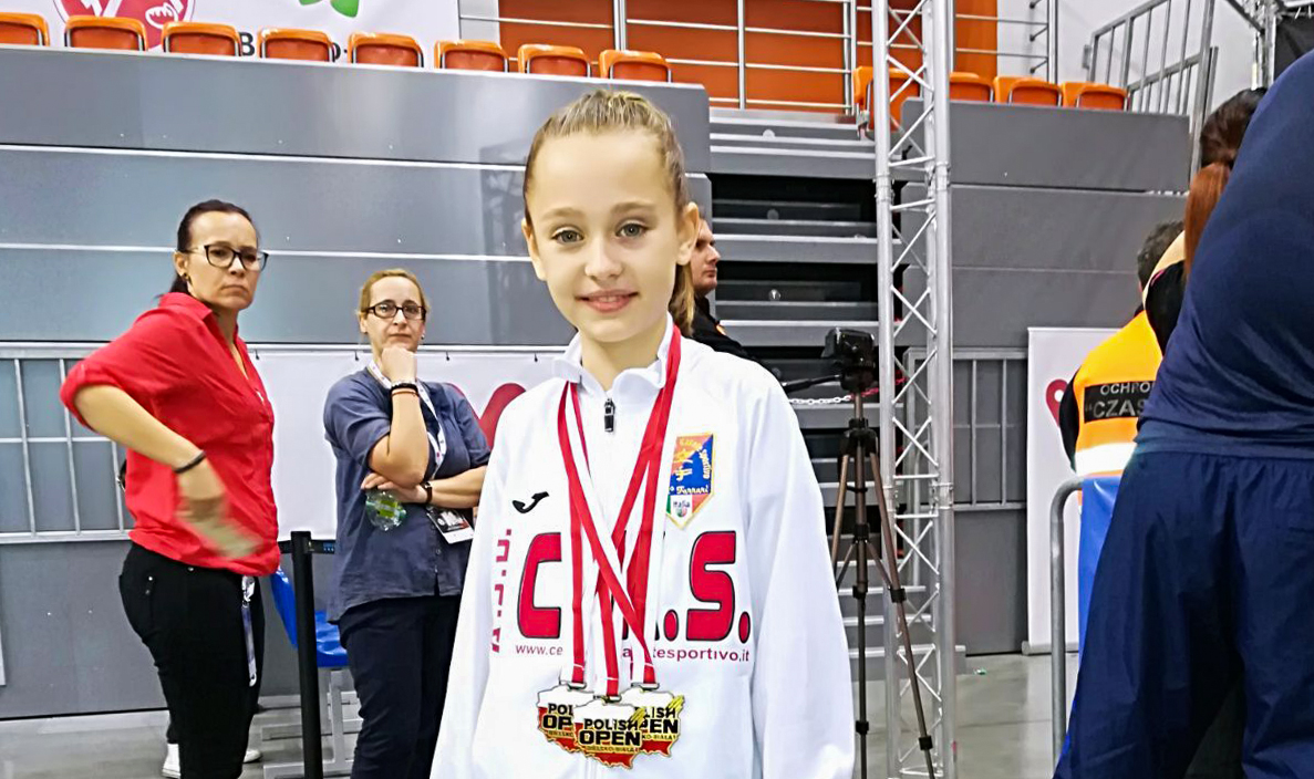 Francesca promessa del karate a 11 anni